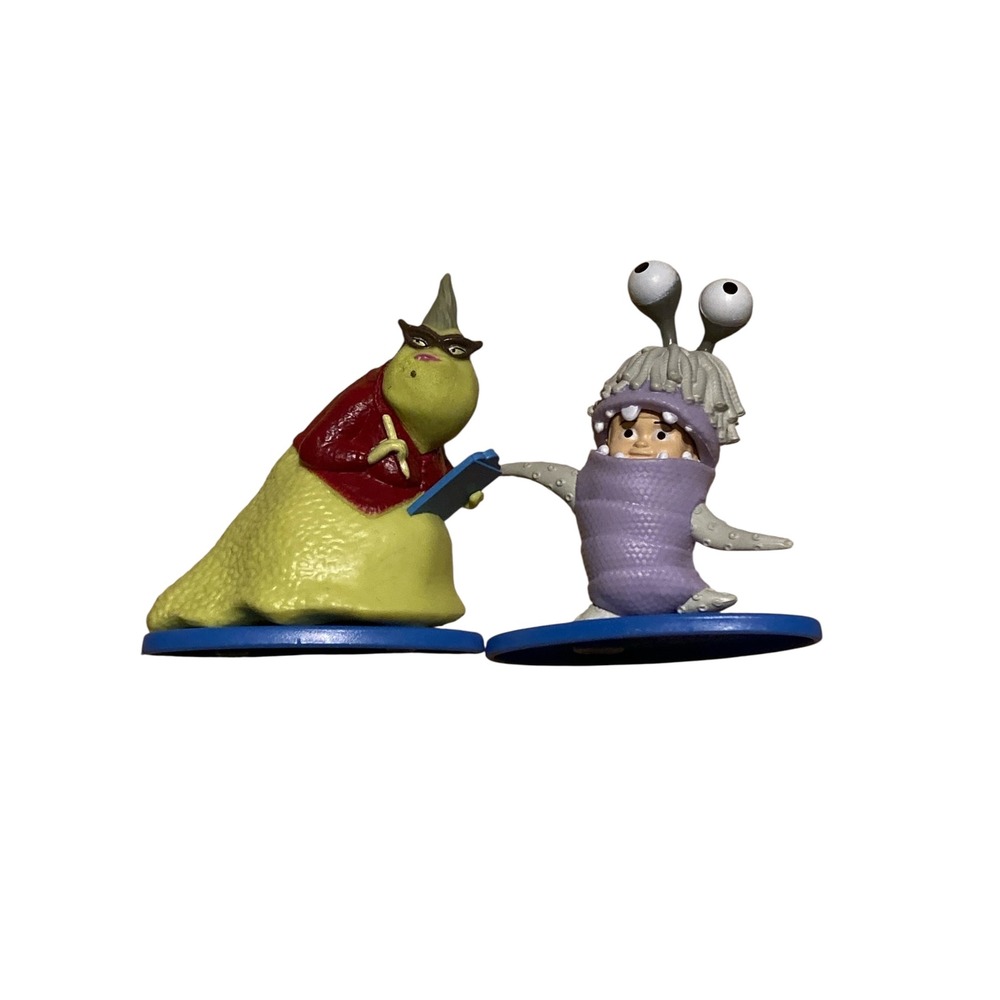 Disney Pixar Monsters Inc Roz and‎ Boo Monster Costume Miniature Figures Set